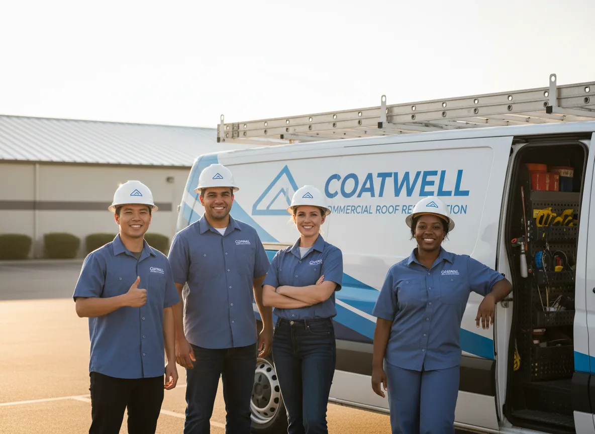 Commercial roof coating company in Cleveland, TX